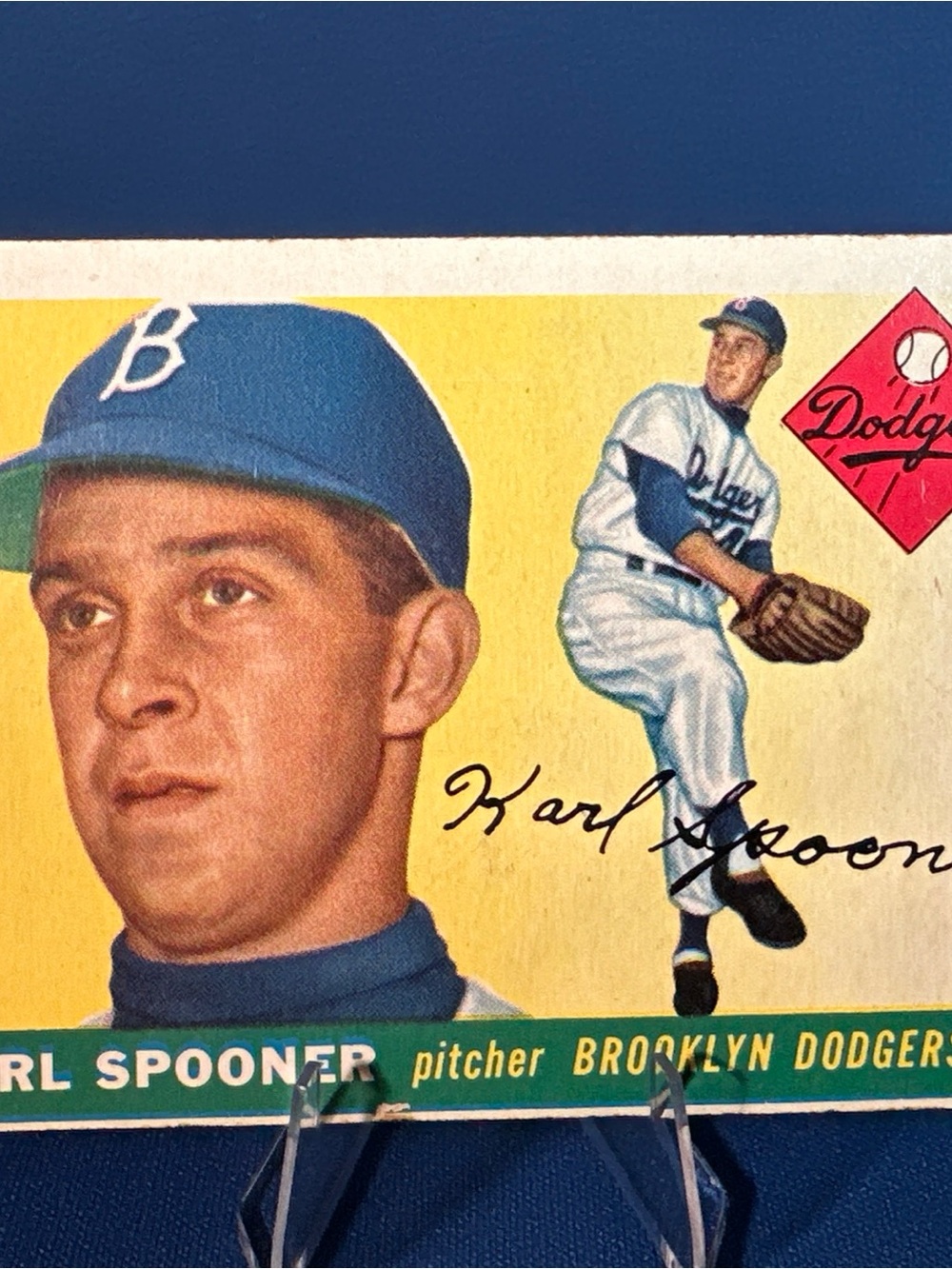 1955 Topps - Karl Spooner #90 (RC)